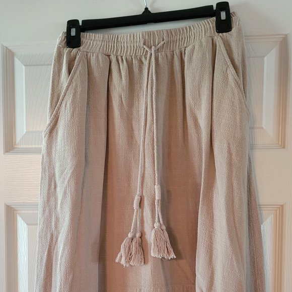 Democracy Dresses & Skirts - Linen Hi-Low Skirt